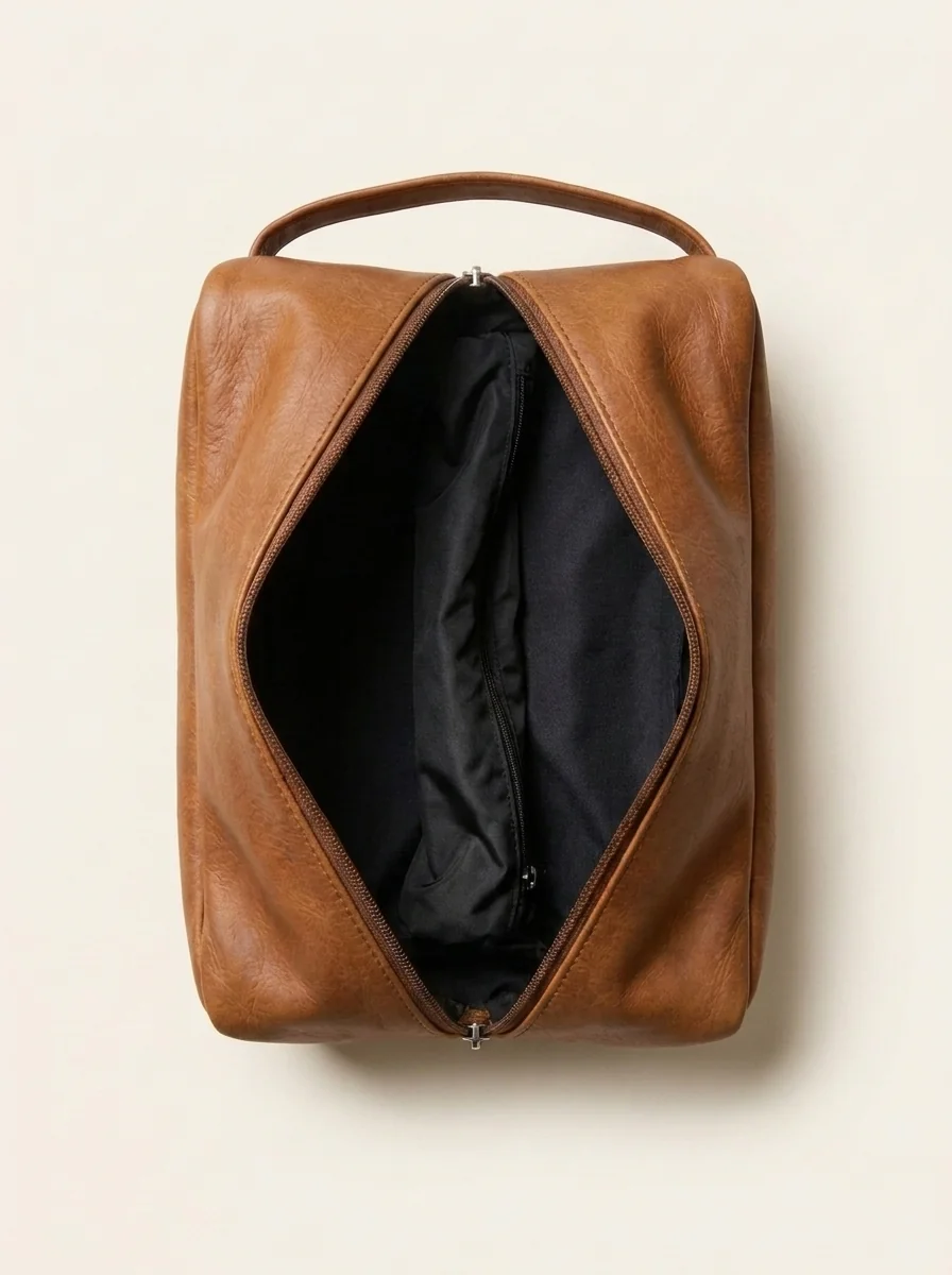 MORAES Shoe Bag — open, showing lining